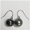 Image 1 : T132 SILVER PEARL EARRINGS