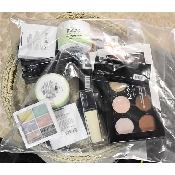 BAG OF ASSORTED BRAND NAME MAKEUP