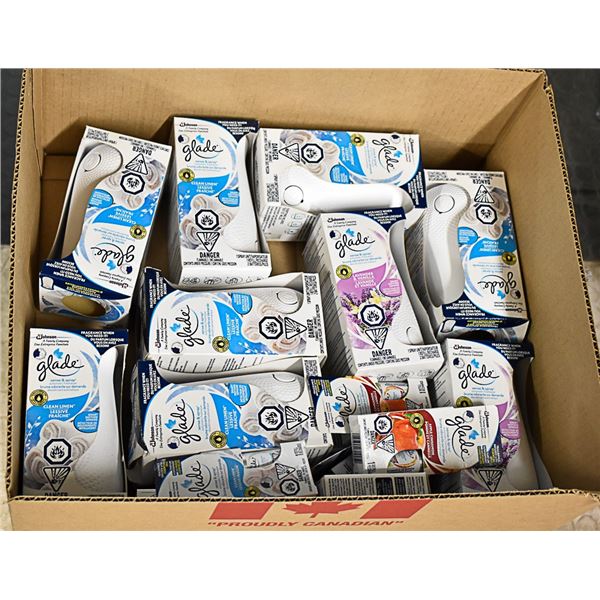 FLAT OF ASSORTED GLADE AIR FRESHNERS