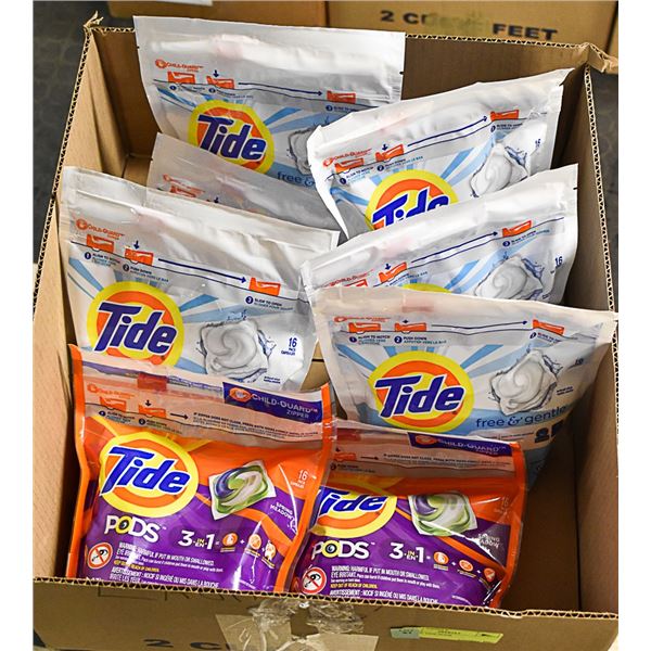 FLAT OF TIDE PODS