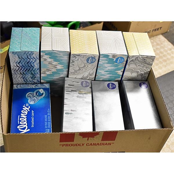 FLAT LOT OF KLEENEX TISSUE