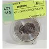 MAPLE LEAF 1 TROY OUNCE SILVER ROUND