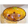 Image 2 : CARNIVAL GLASS FOOTED FRUIT BOWL