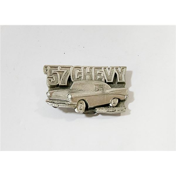 VINTAGE 1957 CHEVY BELT BUCKLE #1944