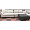 Image 1 : SHOWHOME INTERCHANGABLE SECTIONAL BEIGE/BLACK