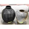 Image 1 : SHOWHOME PAIR OF VASES W/ GEOMETRICAL DESIGNS