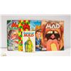 Image 1 : 5 X MAD MAGAZINES AND BOOK COLLECTIBLES