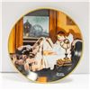 Image 2 : LOT OF 4 NORMAN ROCKWELL COLLECTOR PLATES W/ COA