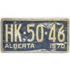 Image 2 : 2 ALBERTA LICENSE PLATES 1958 & 1979