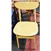 Image 1 : SHOWHOME LIGHT YELLOW  WOODEN DINING CHAIR