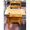 Image 1 : WOODEN SCHOOL DESK