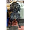 Image 2 : VINTAGE STYLE METAL BISTRO HIGH BACK CHAIR,+