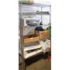 Image 1 : 4 SHELF STORAGE RACK APPROX 36" X 18" X 72" HIGH