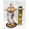 Image 1 : PAIR OF VINTAGE BIRD FEEDERS