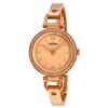 Image 2 : NEW FOSSIL GLITZ ROSE-GOLD TONE 32MM MSRP $205