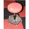 Image 1 : RED SHOP STOOL WITH WHEELS