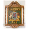 Image 1 : RAINIER ALE WOODEN ADVERTISEMENT