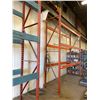 Image 3 : *C SINGLE BAY OF ORANGE 12' INDUSTRIAL PALLET RACKING INCLUDING 2 - 12' PALLET RACKING UPRIGHTS