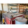Image 2 : *H RED METAL 3.5'L X 6'W X 5'H CRANE LIFTED STORAGE BIN