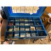 Image 2 : BOWMAN 12 SECTION HARDWARE ORGANIZER WITH STAINLESS BOLTS, MACHINE SCREWS, SETS SCREWS,
