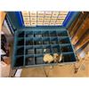 Image 3 : BOWMAN 12 SECTION HARDWARE ORGANIZER WITH STAINLESS BOLTS, MACHINE SCREWS, SETS SCREWS,