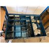 Image 4 : BOWMAN 12 SECTION HARDWARE ORGANIZER WITH STAINLESS BOLTS, MACHINE SCREWS, SETS SCREWS,