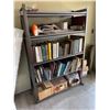 Image 1 : CONTENTS OF LOWER FRONT ENTRANCE ROOMS INCLUDING 4 METAL/WOOD PARTS SHELFS, 2 METAL 4 DRAWER