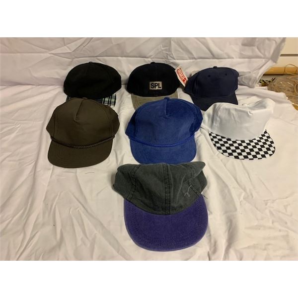 7 NEW HATS