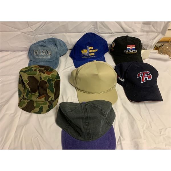 7 NEW HATS