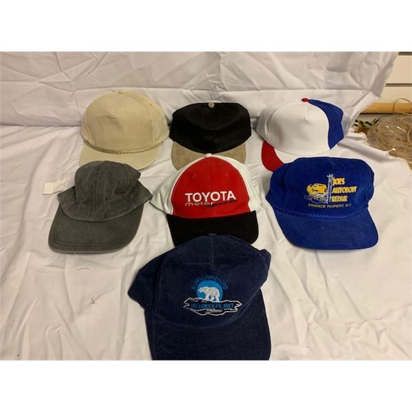 7 NEW HATS