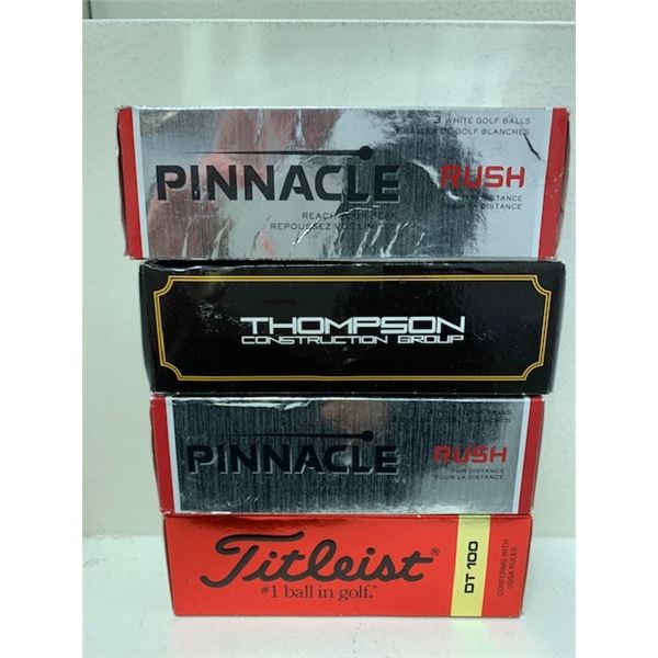New 3pk Golf Balls x 4