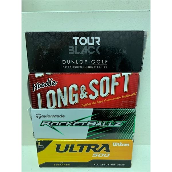 New 3pk Golf Balls x 4