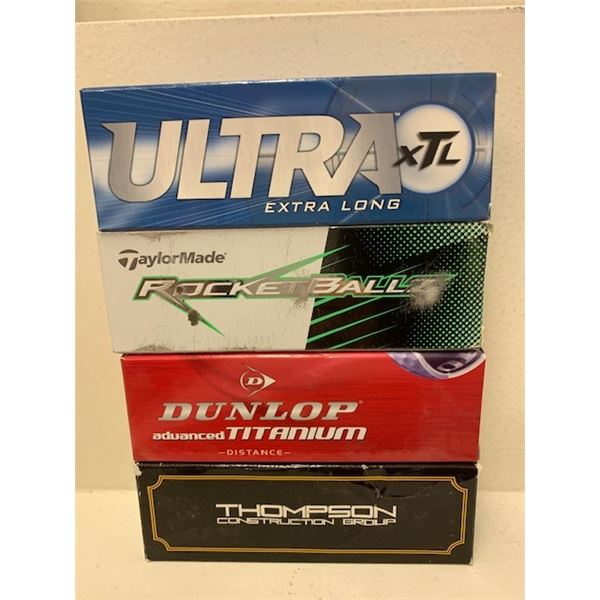 New 3pk Golf Balls x 4