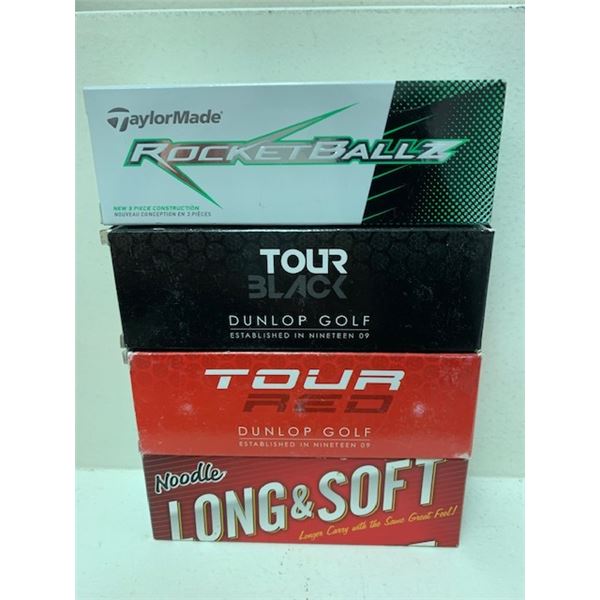 New 3pk Golf Balls x 4