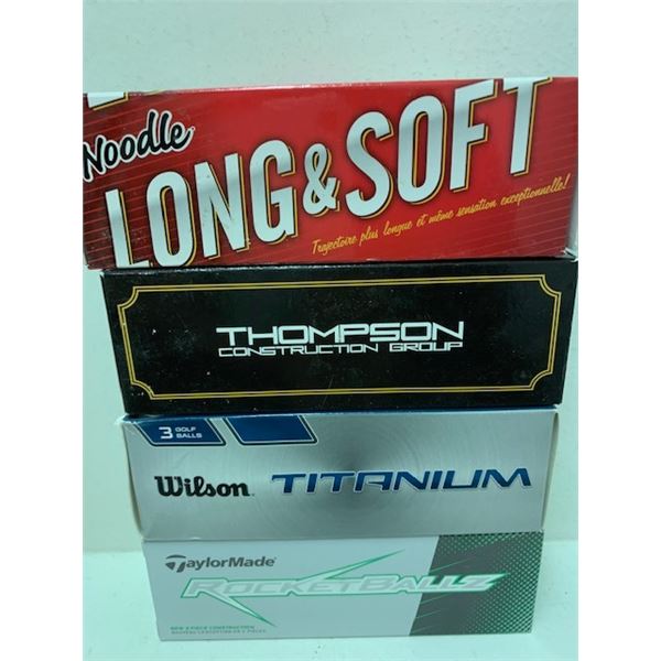New 3pk Golf Balls x 4