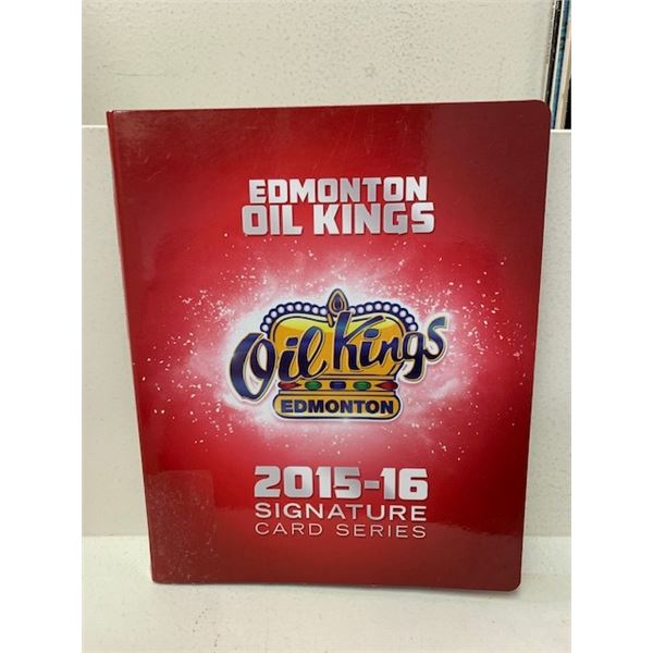 Edmonton Oil Kings 2015-16 Signature Card Series