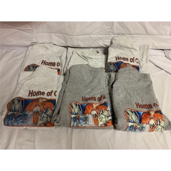 6 NEW LARGE T-SHIRTS