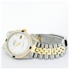 Image 4 : Rolex Mens 2 Tone Mother Of Pearl Diamond & Sapphire 36MM Datejust Wristwatch