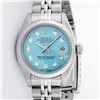 Image 1 : Rolex Ladies Stainless Steel Ice Blue Diamond 26MM Datejust Wristwatch Serviced