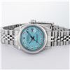 Image 2 : Rolex Ladies Stainless Steel Ice Blue Diamond 26MM Datejust Wristwatch Serviced