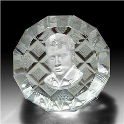 D'Art D'Amilly Elvis Presley Sulphide Paperweight