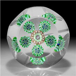 Perthshire 1987 Patterned Millefiori Paperweight
