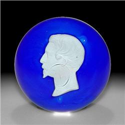Antique French Napoleon Sulphide Paperweight