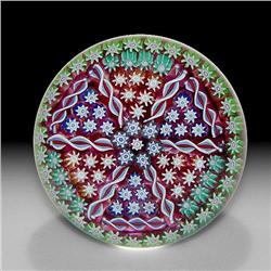 Perthshire Patterned Millefiori Paperweight