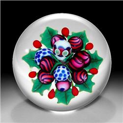 Ken Rosenfeld 1995 Ornaments Holly Paperweight