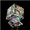 Image 2 : Optical Cube Desktop Crystal Cube Paperweight
