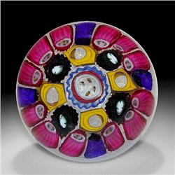 Val St. Lambert Concentric Millefiori Paperweight