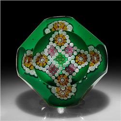 Perthshire OOAK Patterned Millefiori Paperweight