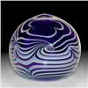 Image 1 : Williams 1982 Cobalt Abstract Design Paperweight
