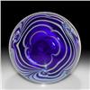 Image 2 : Williams 1982 Cobalt Abstract Design Paperweight